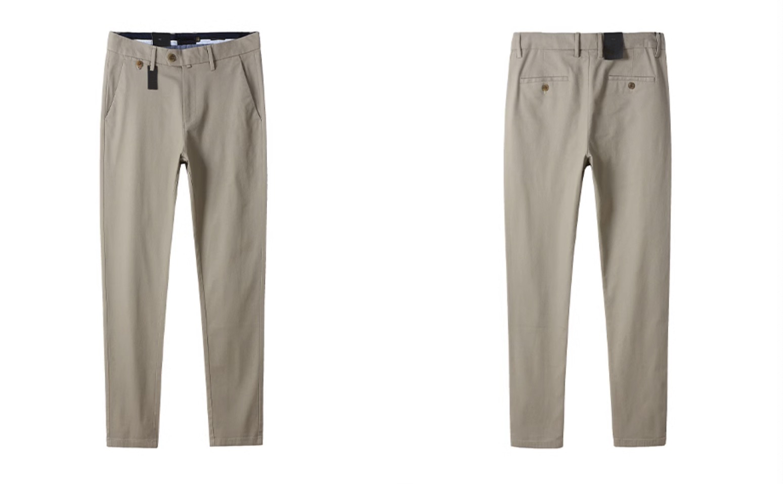 grey tapered dress pants