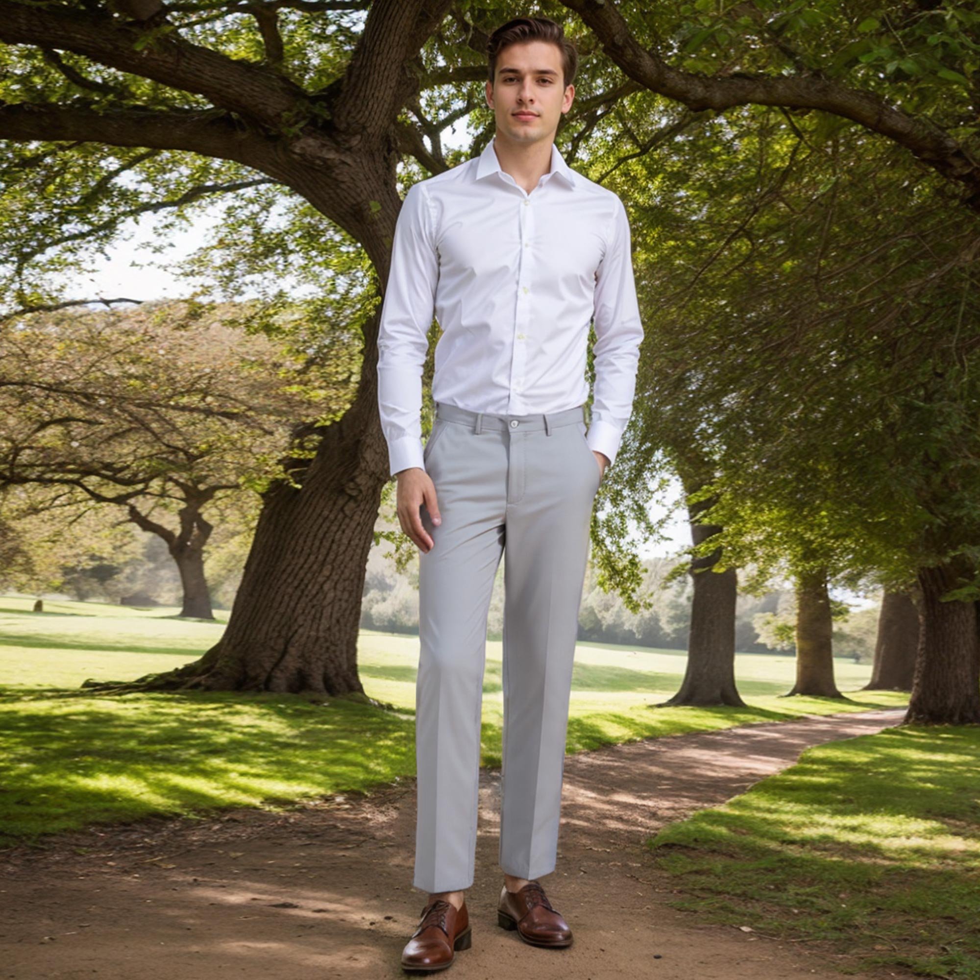 dress pants with stretch waistband
