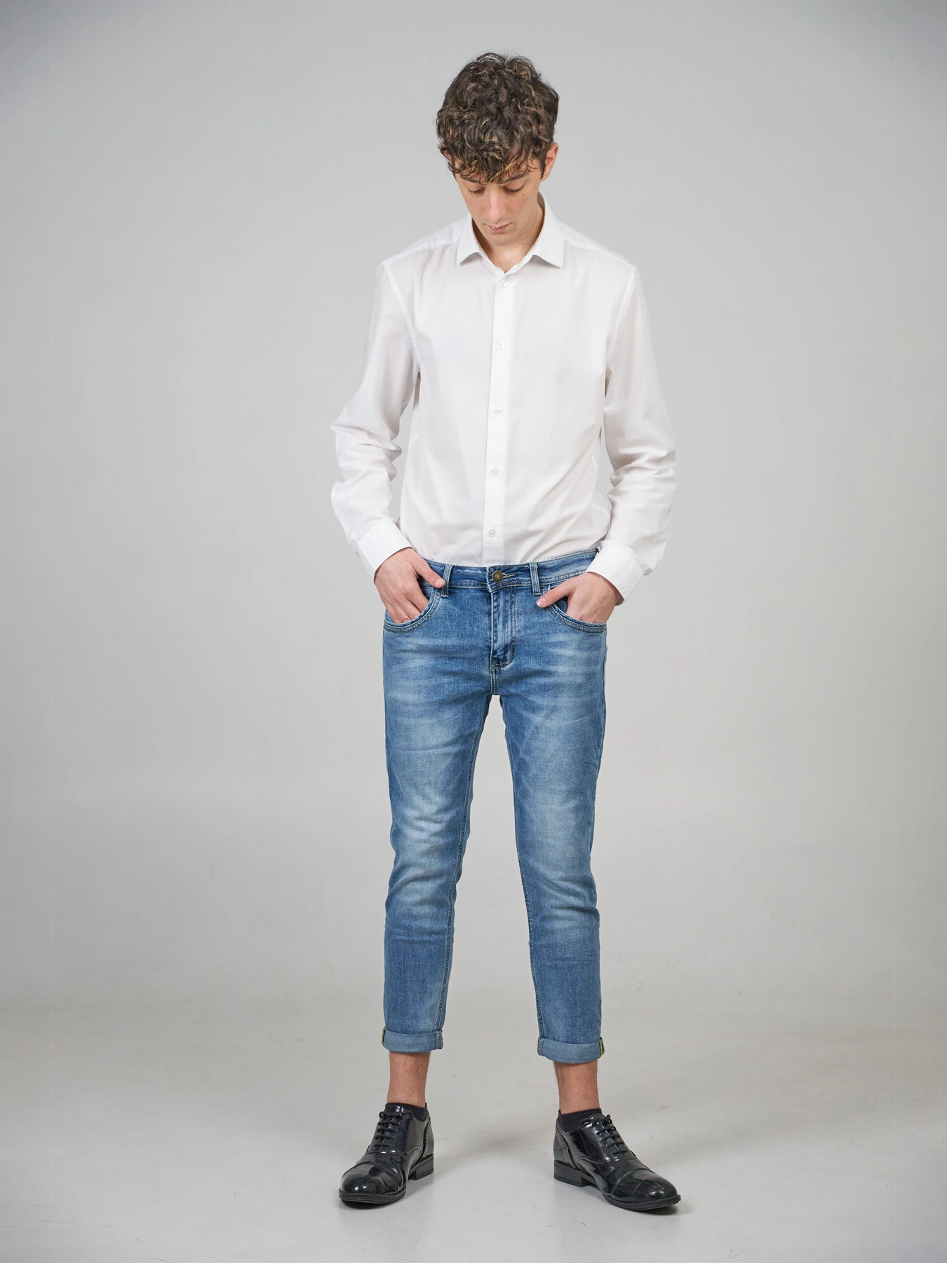 cuffed jeans male