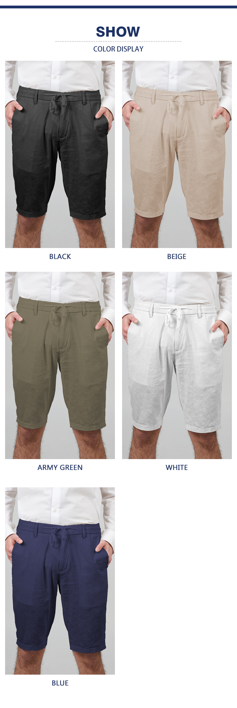 relaxed fit linen pants mens