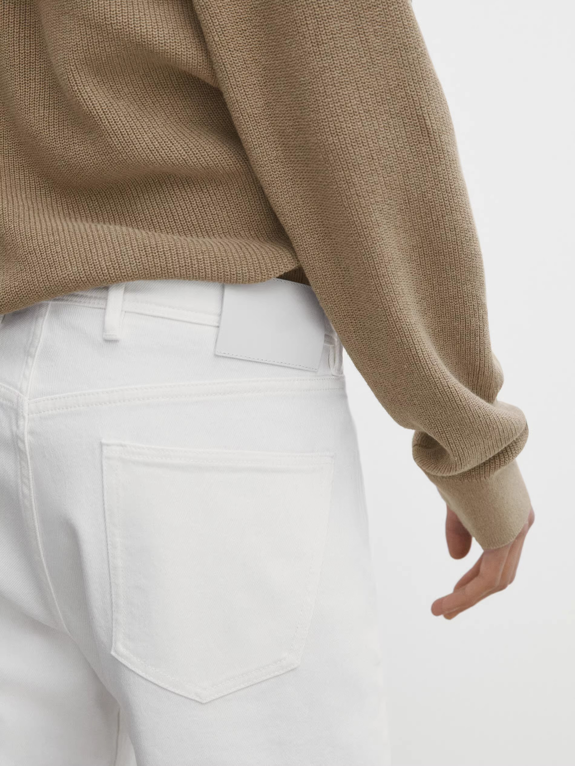 straight leg faux leather pants