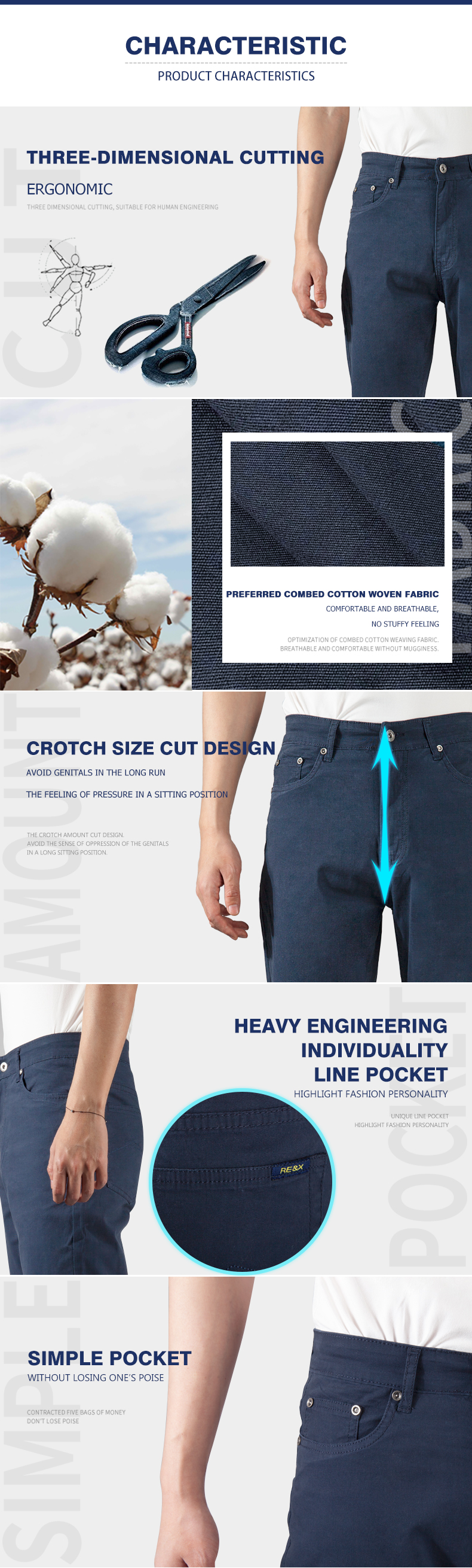straight tapered cargo pants