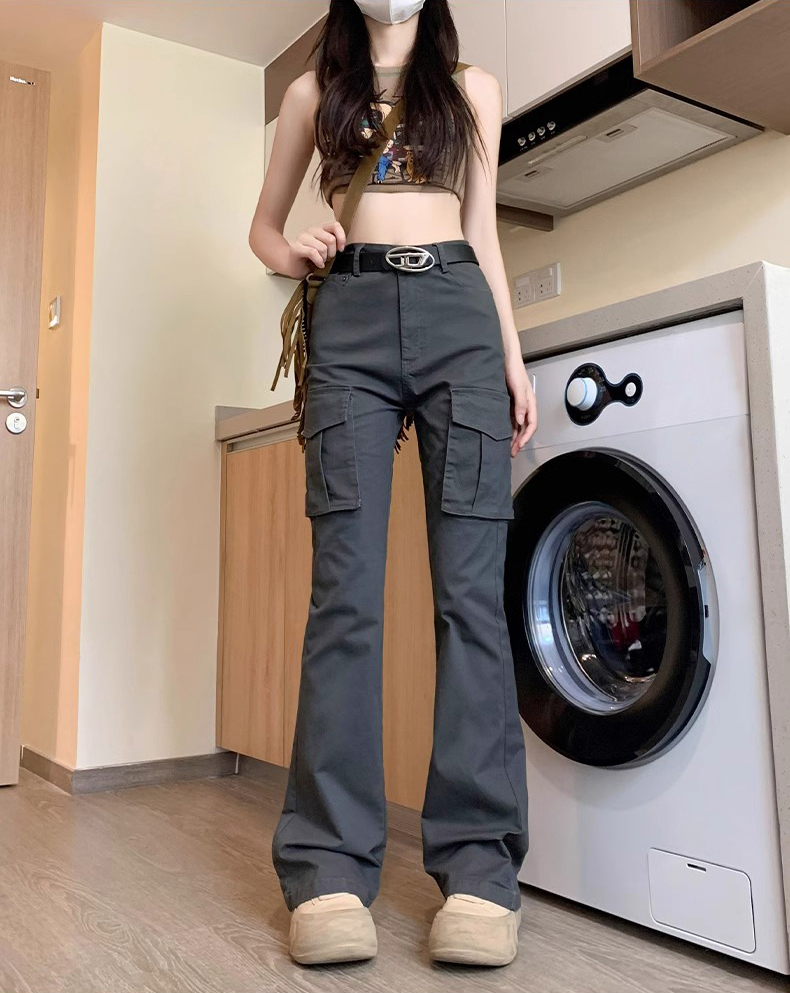 flared cargo pants womens