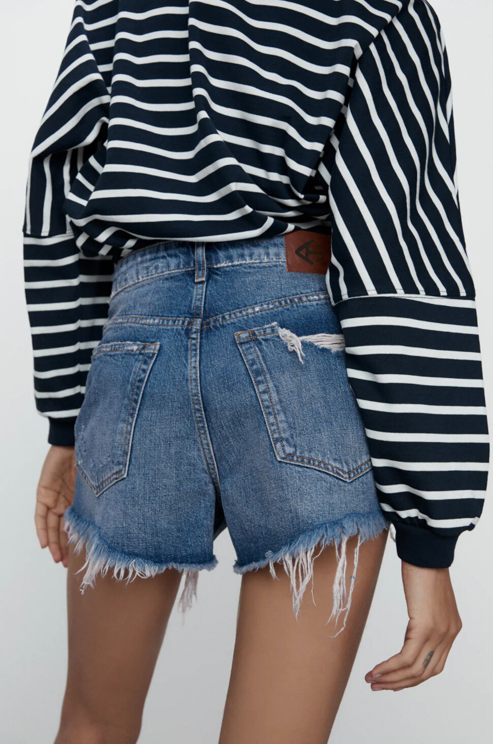 plus size denim shorts