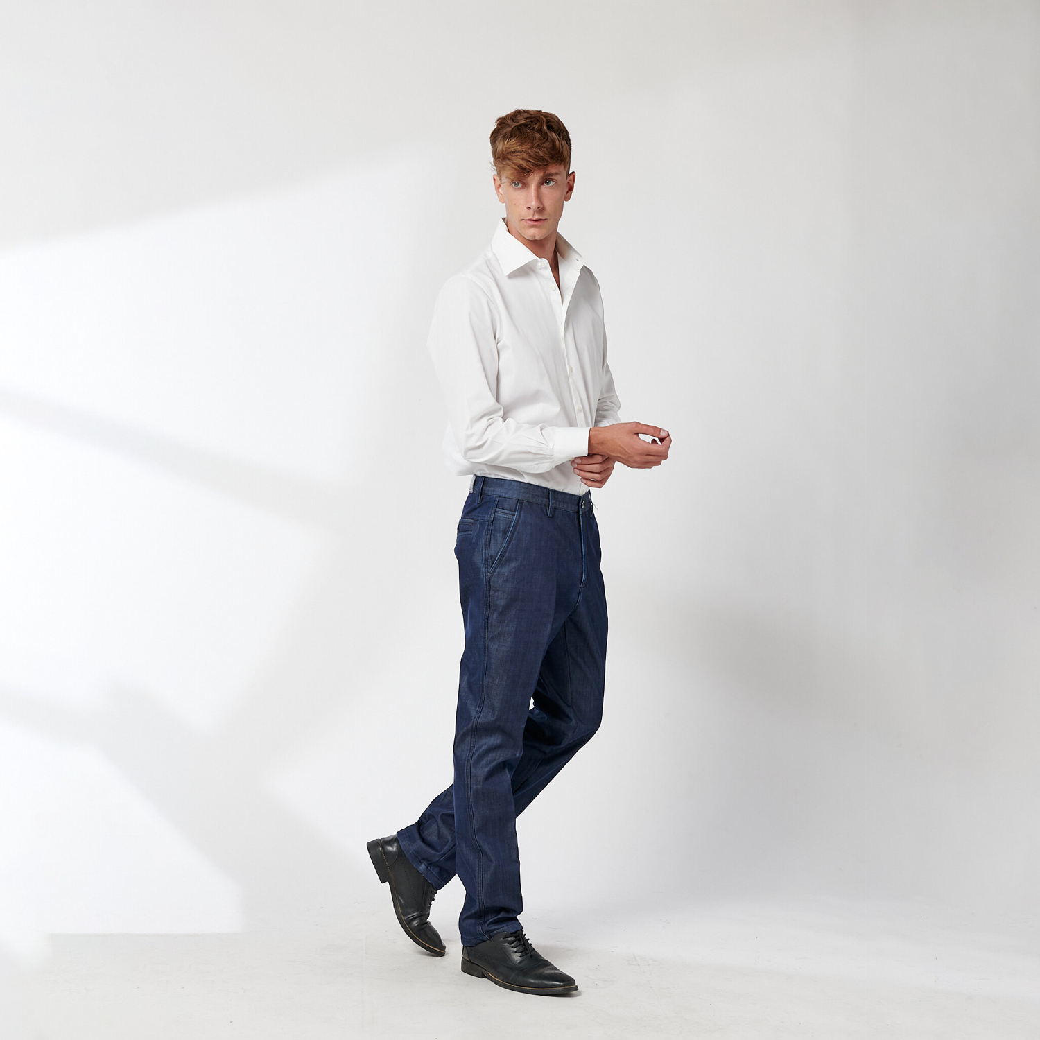 black slim fit suit pants
