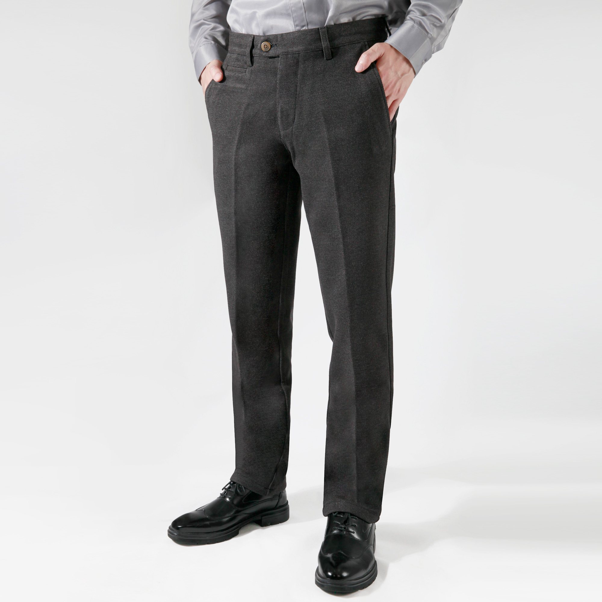 green tapered pants