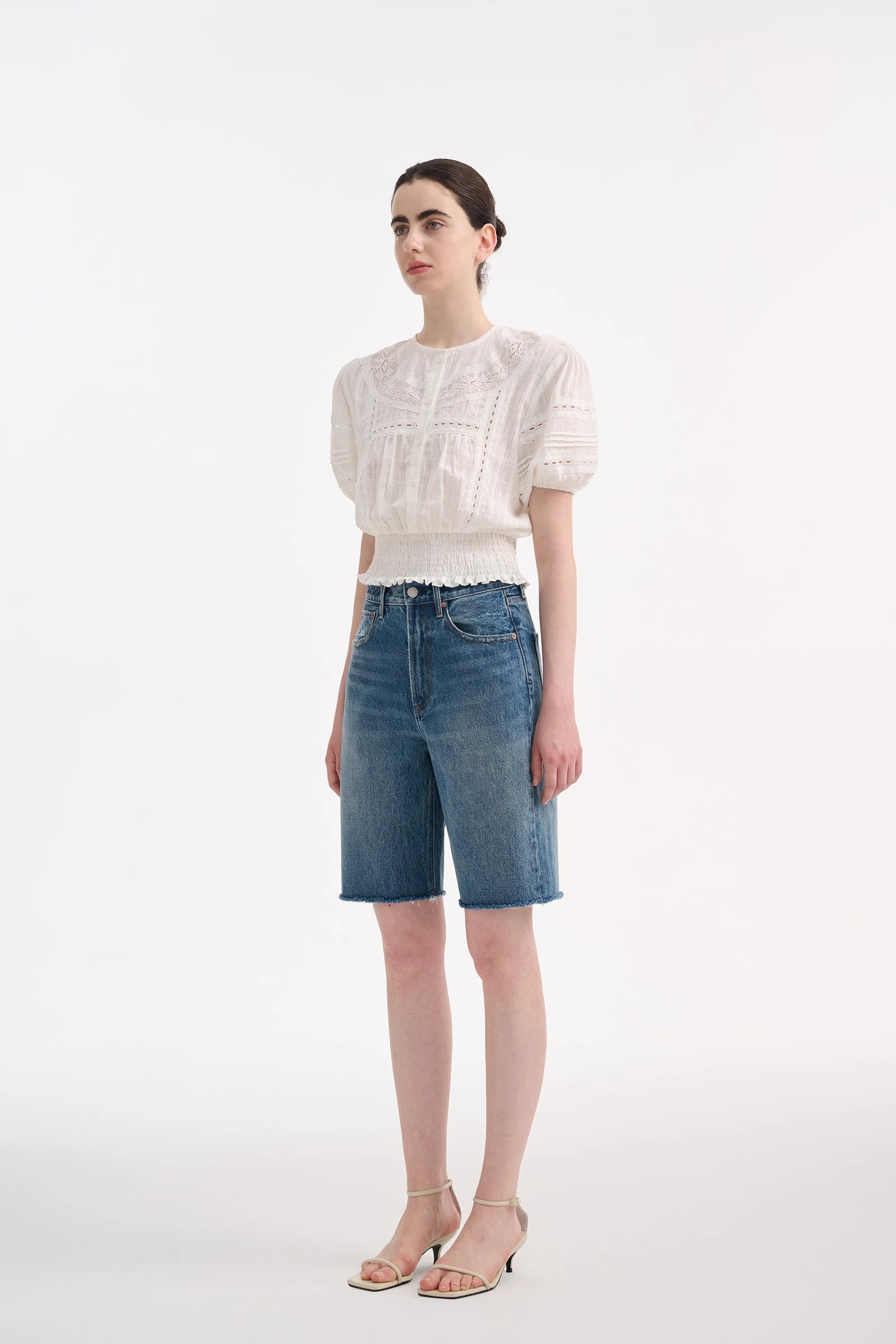 short jeans capri