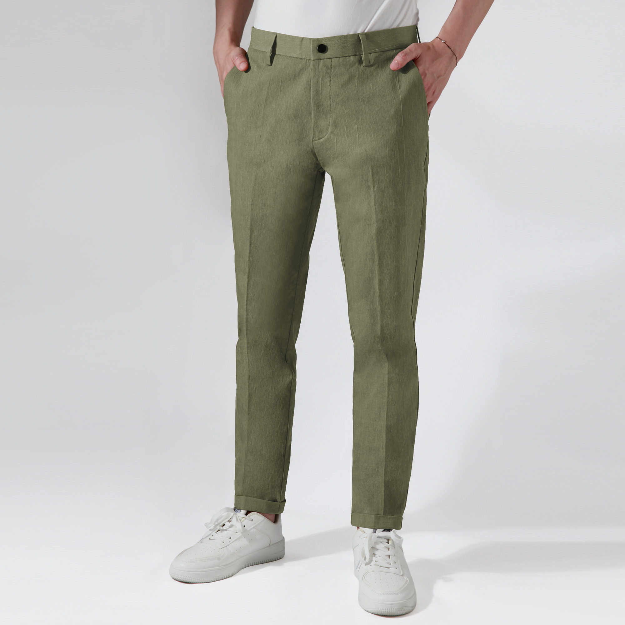 business casual linen pants
