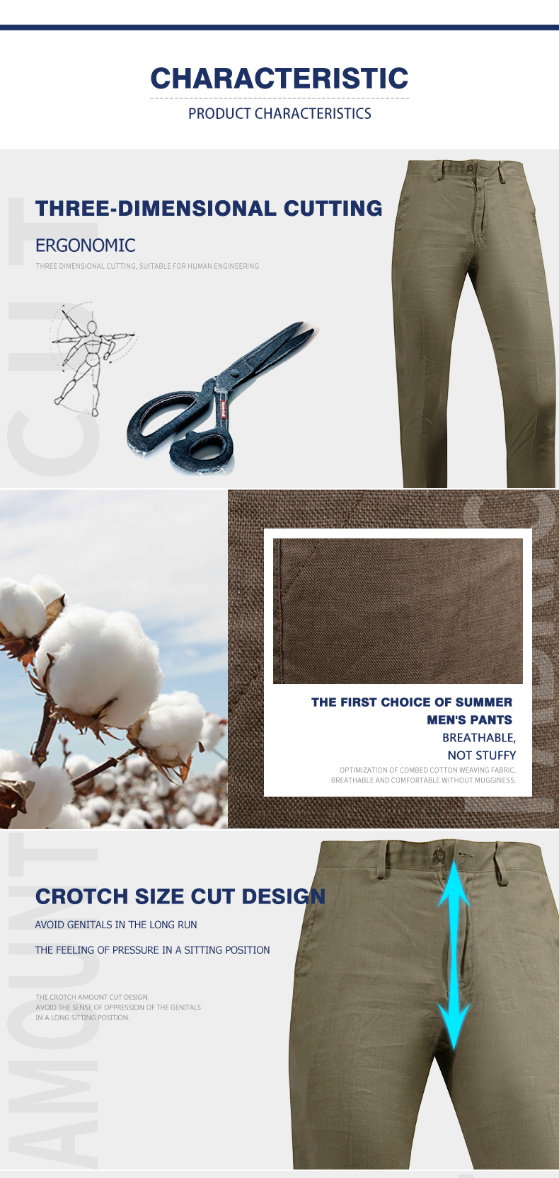 men's amry linen pants