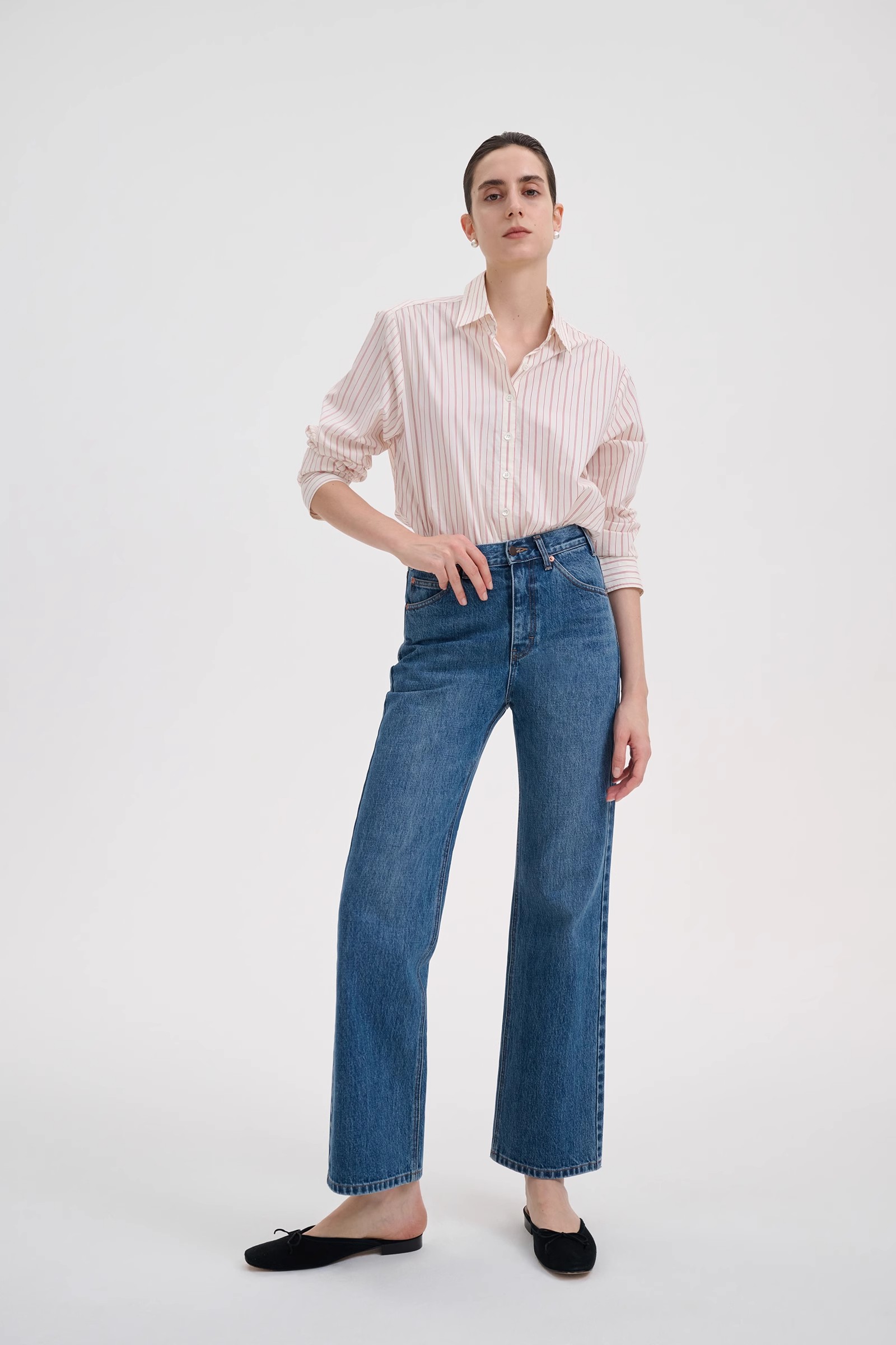 womens white straight leg pants