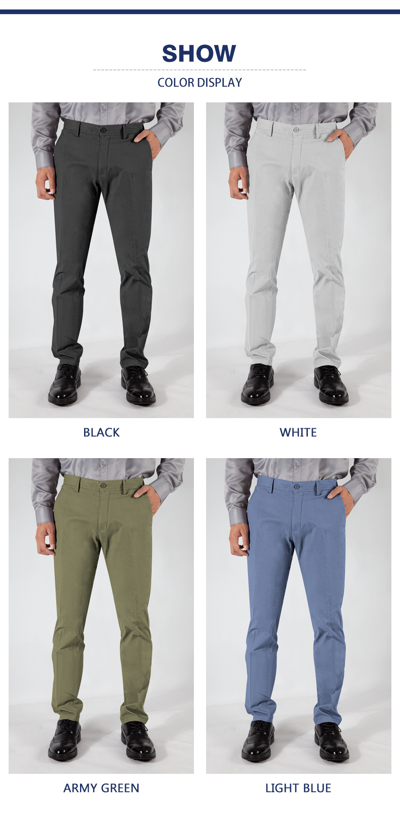 black suit pants for men