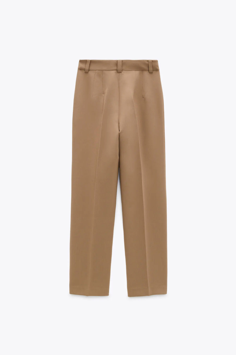 grey straight leg trousers womens