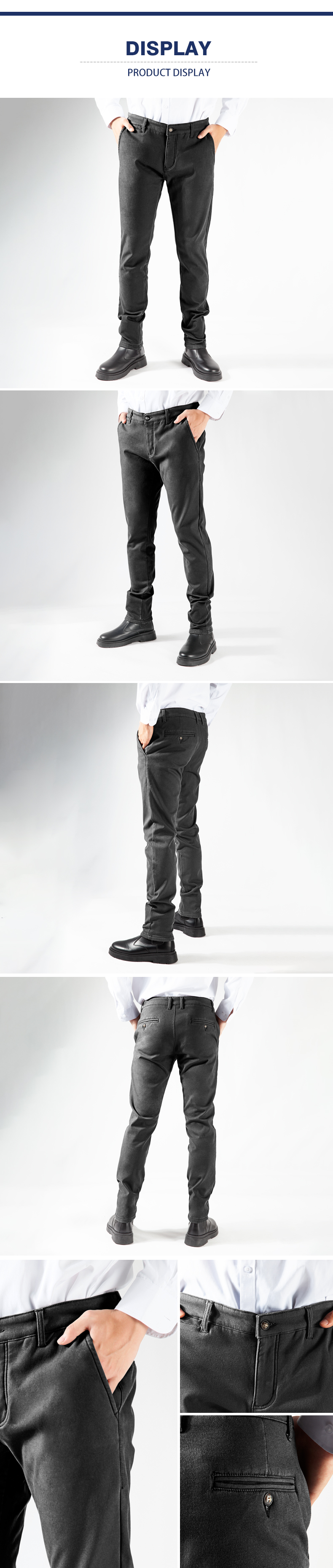 suit pants men black