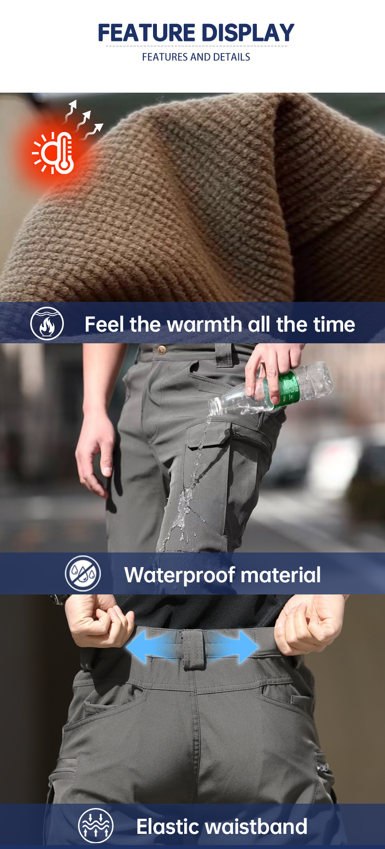 men's slim fit tactical pants