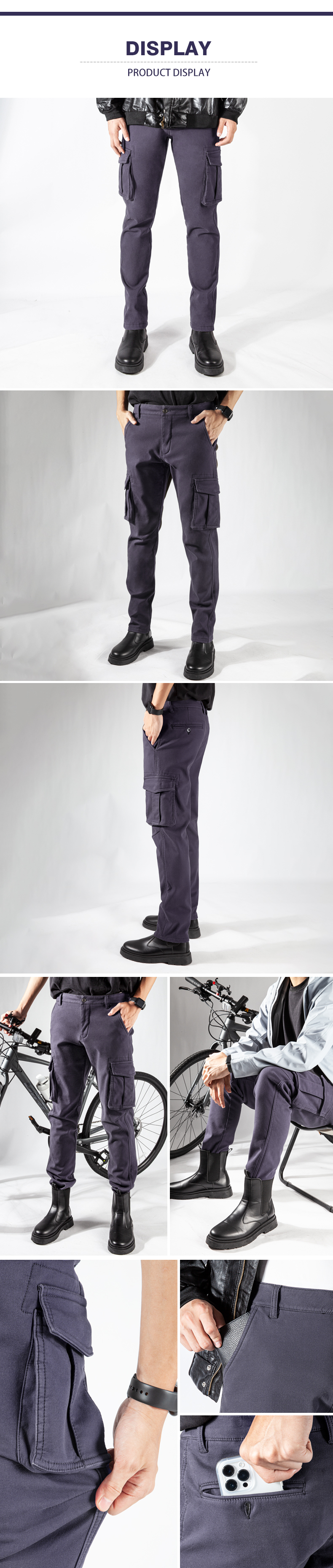 light grey cargo pants mens