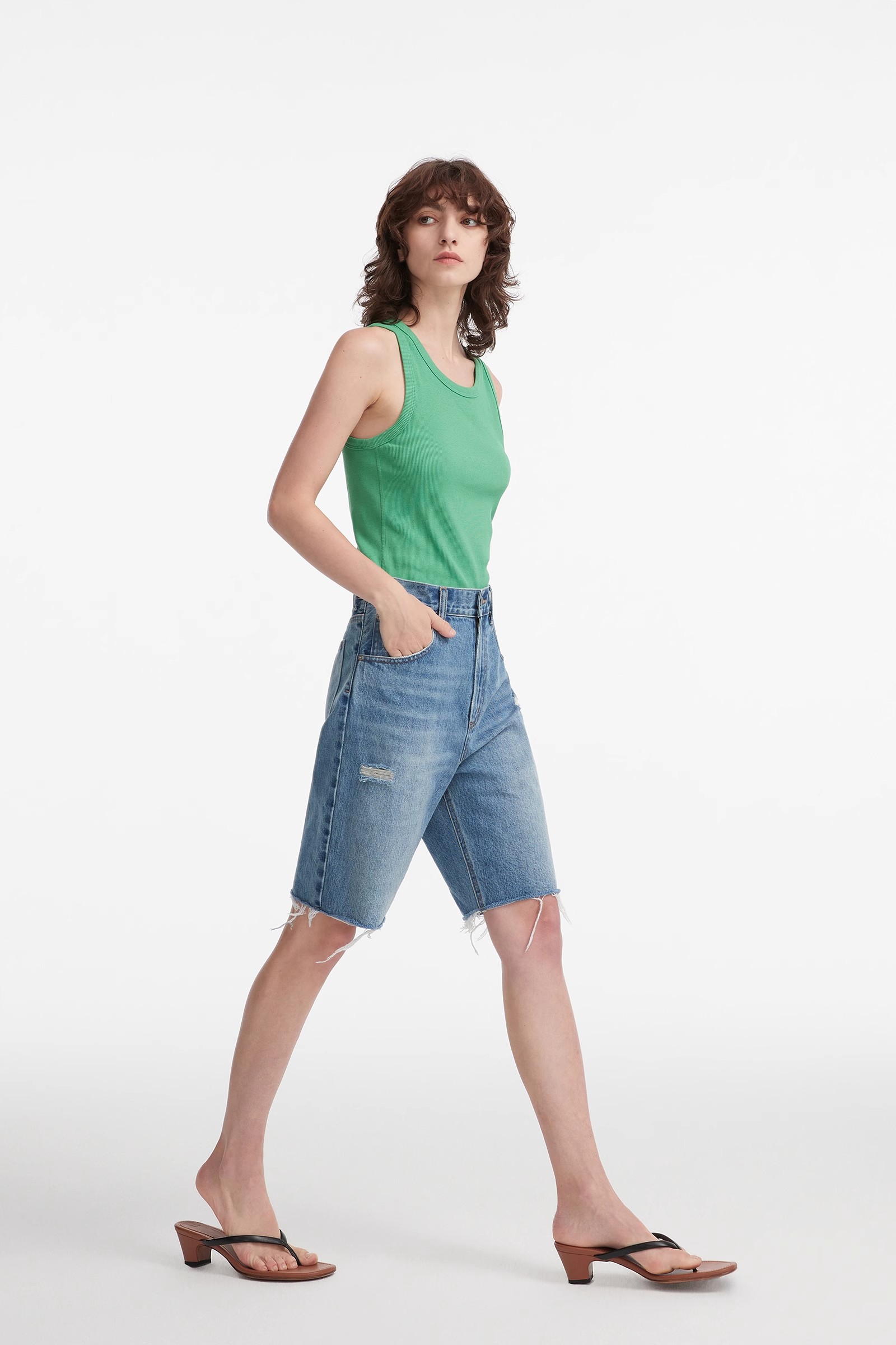 straight leg shorts