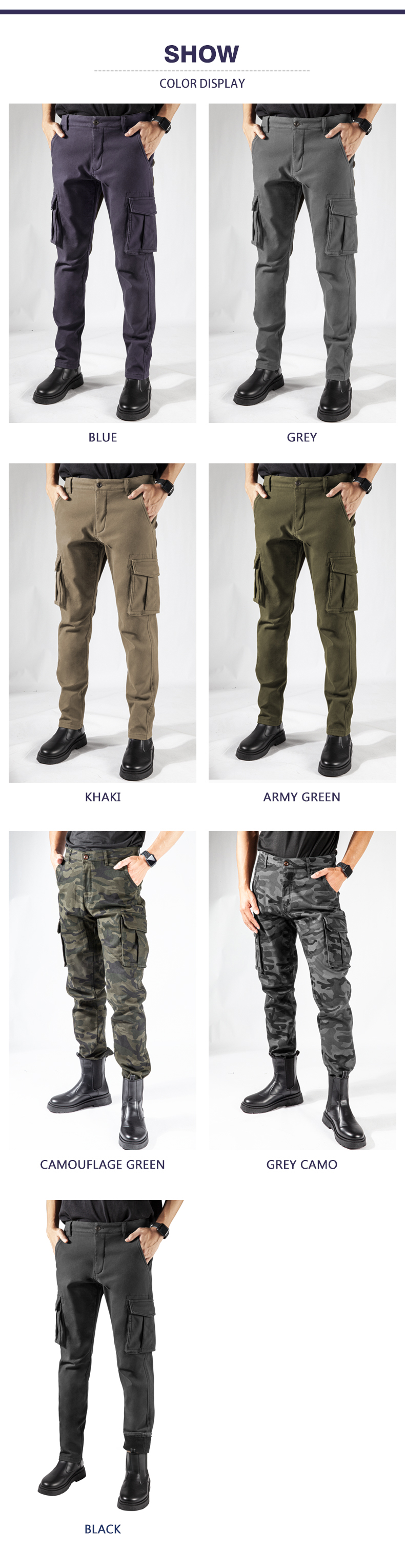sustainable cargo pants