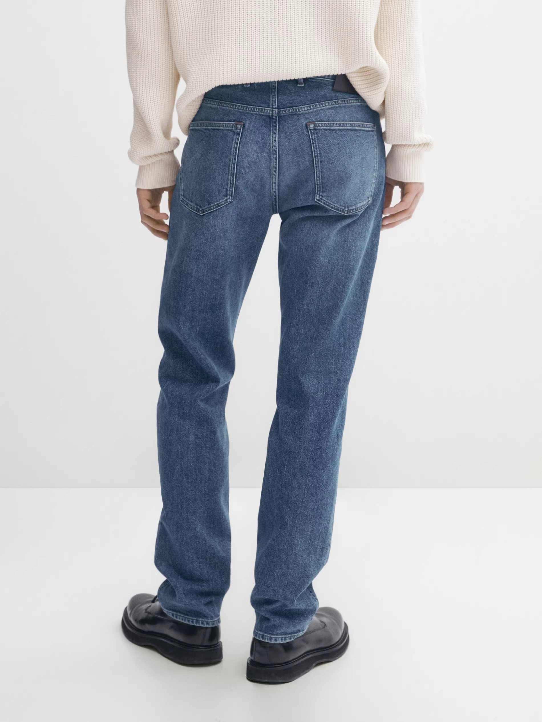 straight fit carpenter jeans