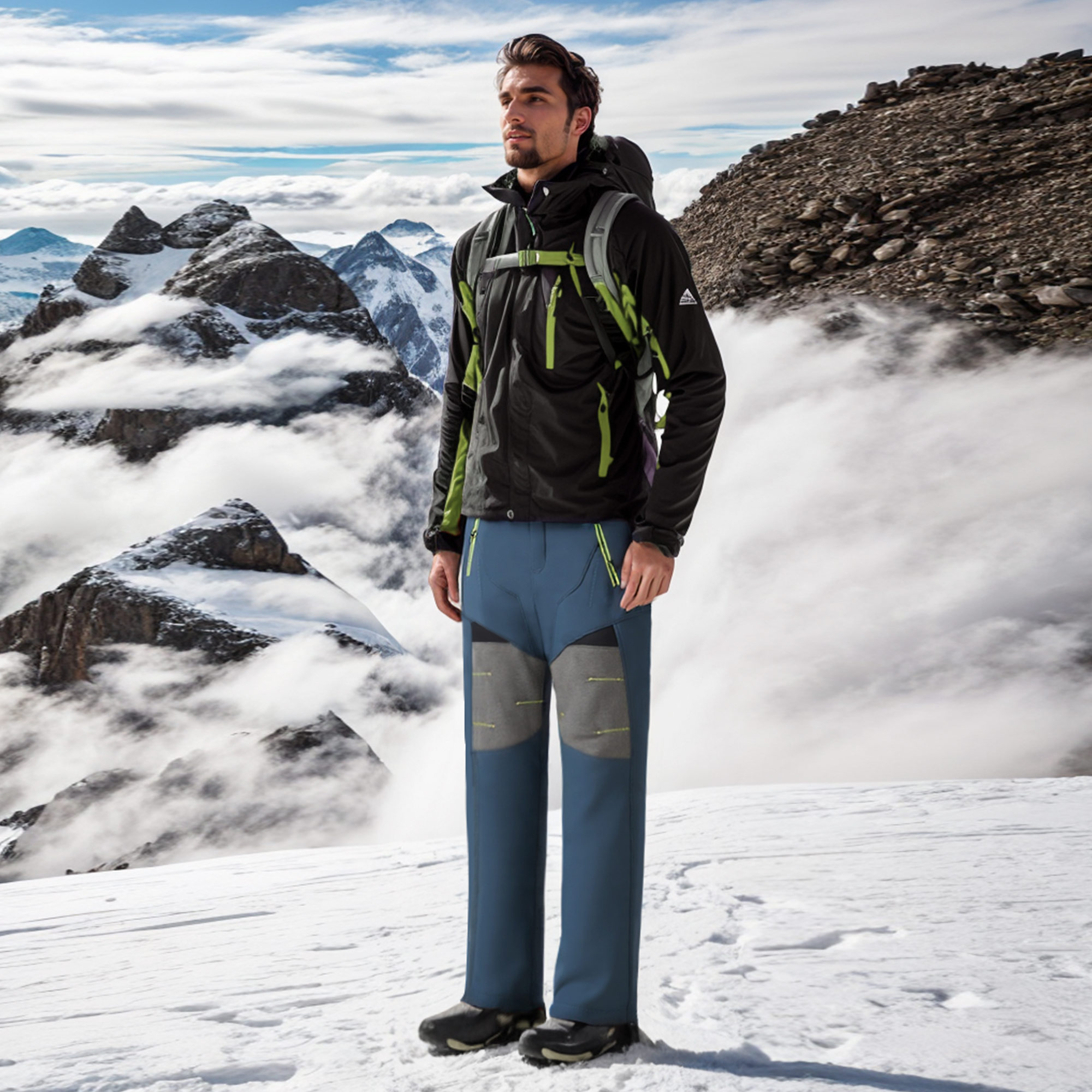 mens thermal lined trousers