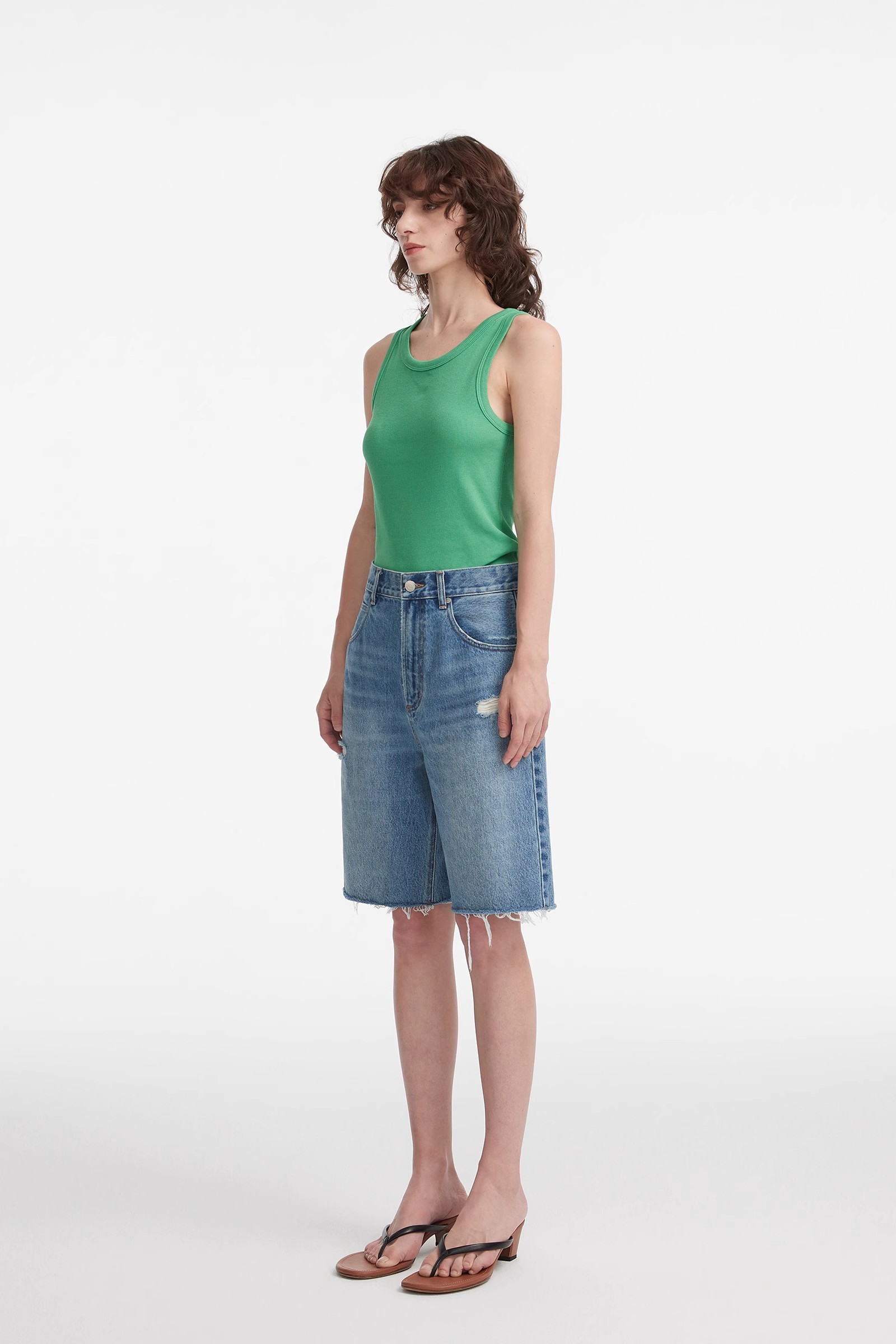 straight leg shorts womens