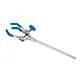 blue rubber three prong extension flask clamp
