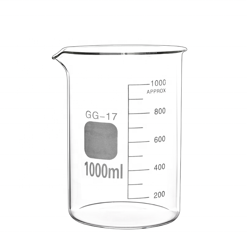 100ml 500ml 1000ml chemical glass lab measuring beaker
