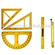 stationery ruler protractor compass