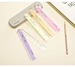 30CM Cute Math Funny Tool Kawaii Study Plastic Folding Measuring Ruler Custom School DIY Drawing Rulers For Kids Students Office