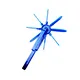 natural scientific blue detachable vane wheel model