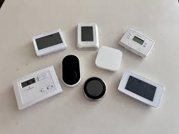 A thermostat is the control center for your heating, ventilation, and air-conditioning (HVAC) system. It senses the indoor air temperature and signals the heating system to turn on or off to maintain the set temperature.