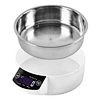 A kitchen bowl scale is a gadget that combines the functionality of a kitchen scale and bowl. They are designed to measure the weight of ingredients. They are available in different materials like plastic, stainless steel, and glass.