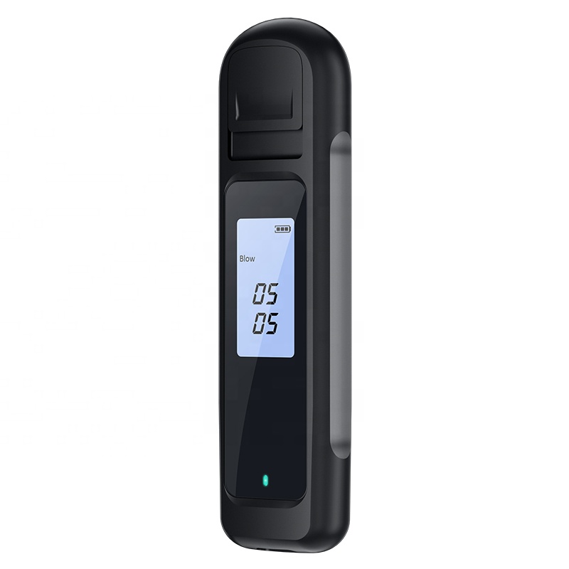 Black Portable Breathalyzer