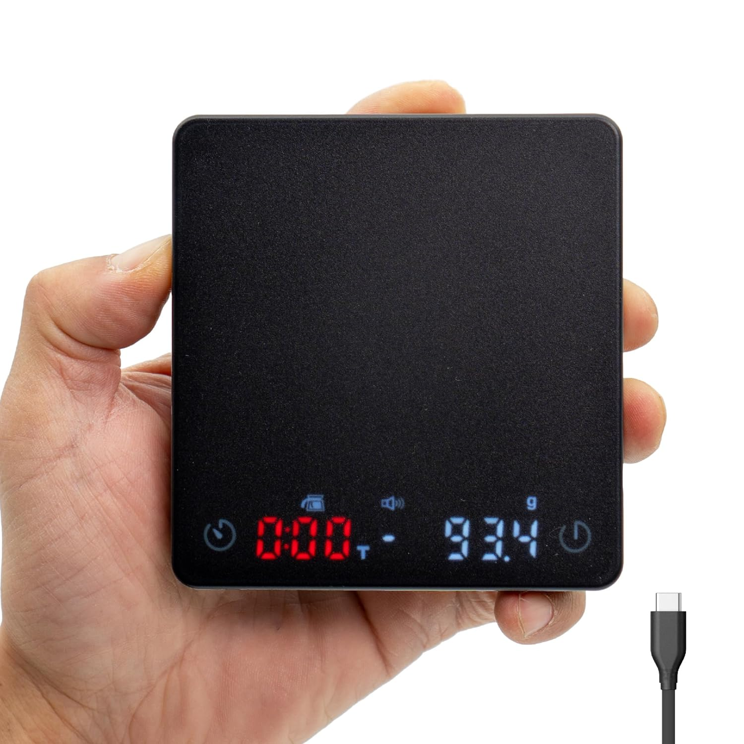 2kg/0.1g Charging USB Coffee Scale