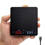 A digital coffee scale is an indispensable tool for coffee brewing, providing an accurate measurement of coffee beans. With its backlit digital display, it's easy to read and operate. Its tare function and automatic shut-off feature make it convenient.