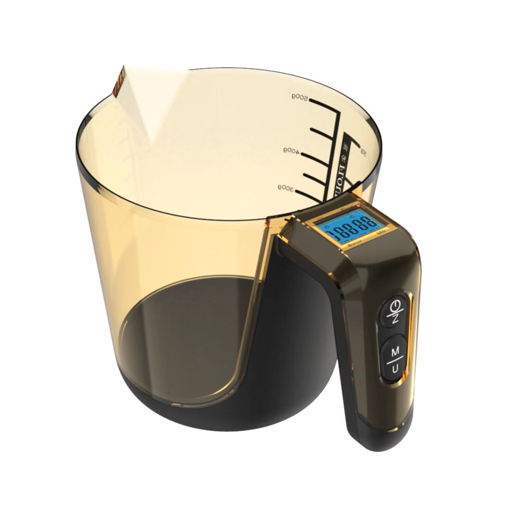 LCD ABS Plastic Measuring Cup Kitchen Scale