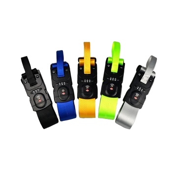 Code Customs Lock Luggage Belt Scale ABS Carabiner With Nylon Webbing
