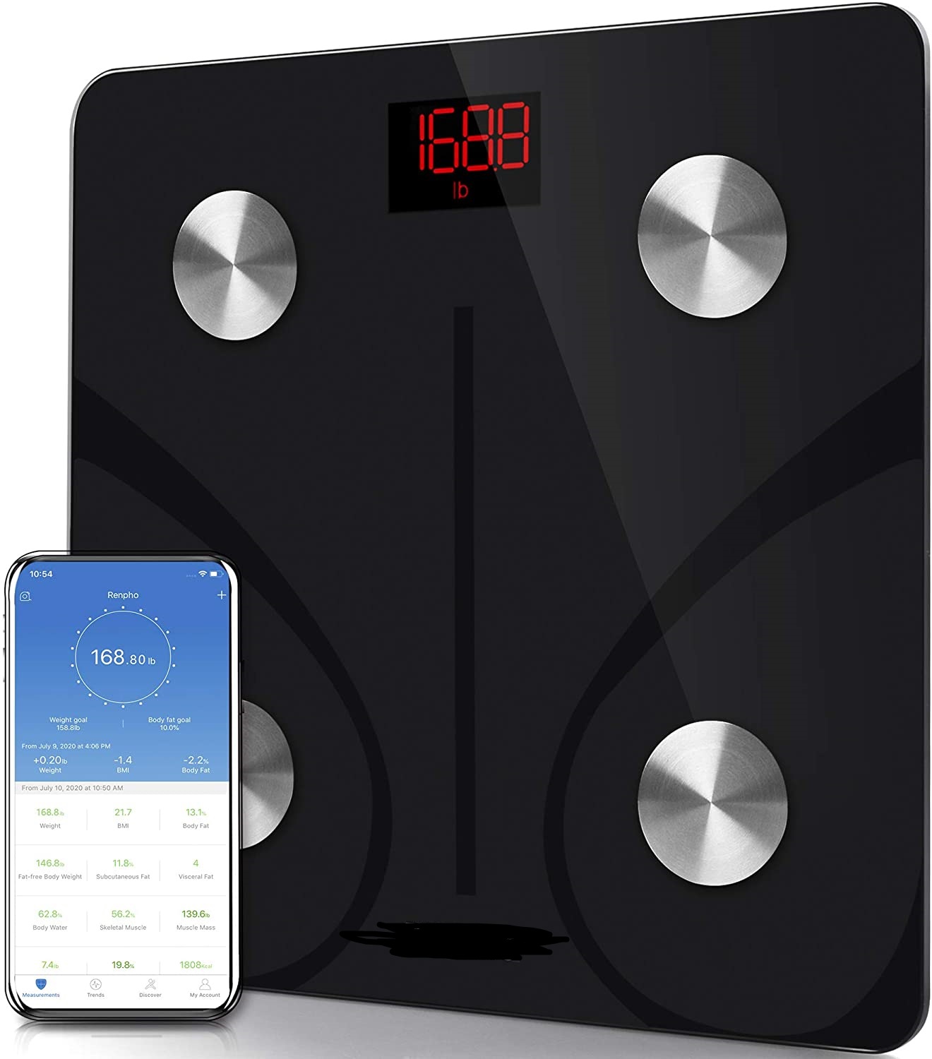 Bluetooth Bathroom Weighing Scale