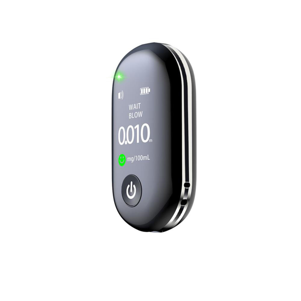 Elliptical Rechargeable Breathalyzer