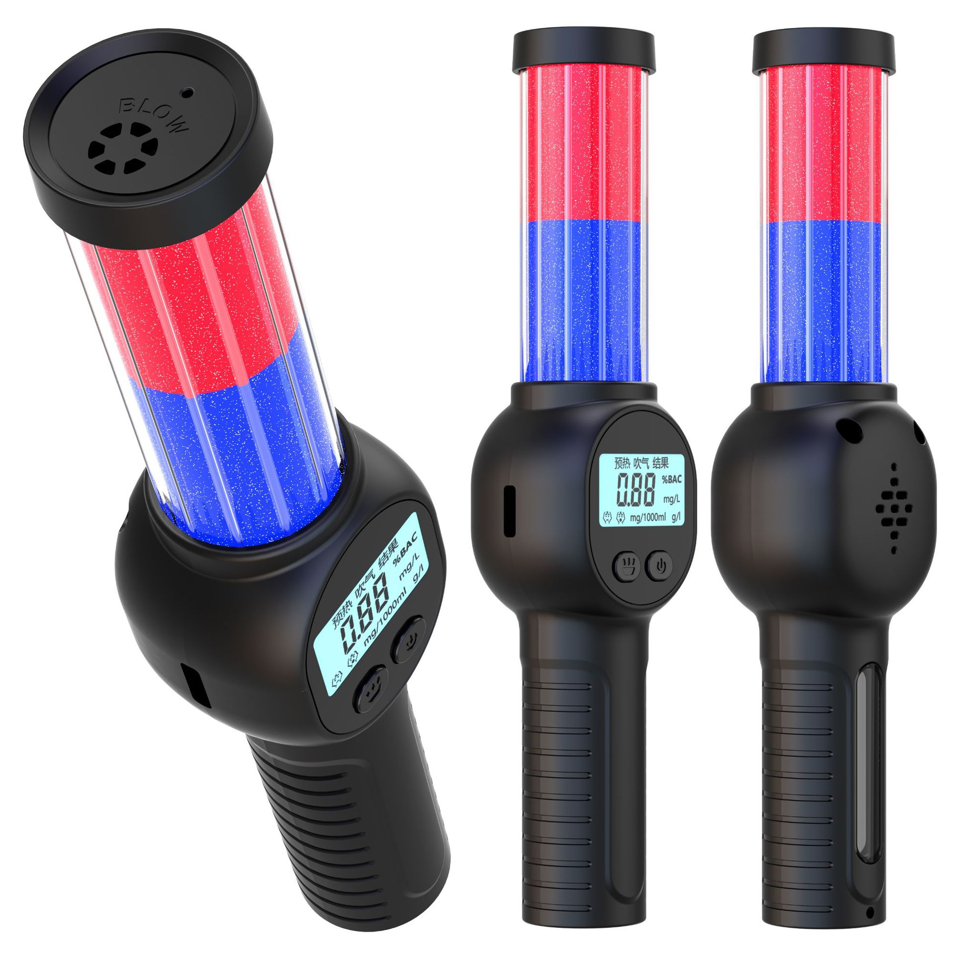 Breathalyzer with LCD Display