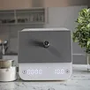 The white coffee scale is a sleek and modern tool for making the perfect cup of coffee. With its accurate measurements and easy-to-use interface, it allows coffee enthusiasts to measure their coffee beans and water with precision.