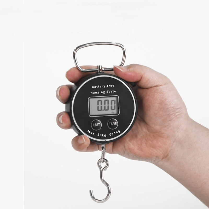 30kg Battery Free Hanging Handheld Travel Luggage Scale