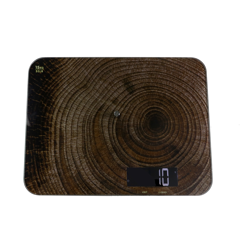 Tempered Glass Surface 15kg Texture Baking Digital Kitchen Scale