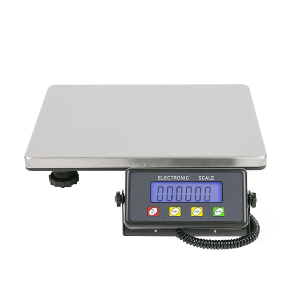 50g 200kg LCD Postal Floor Scale Stainless Steel