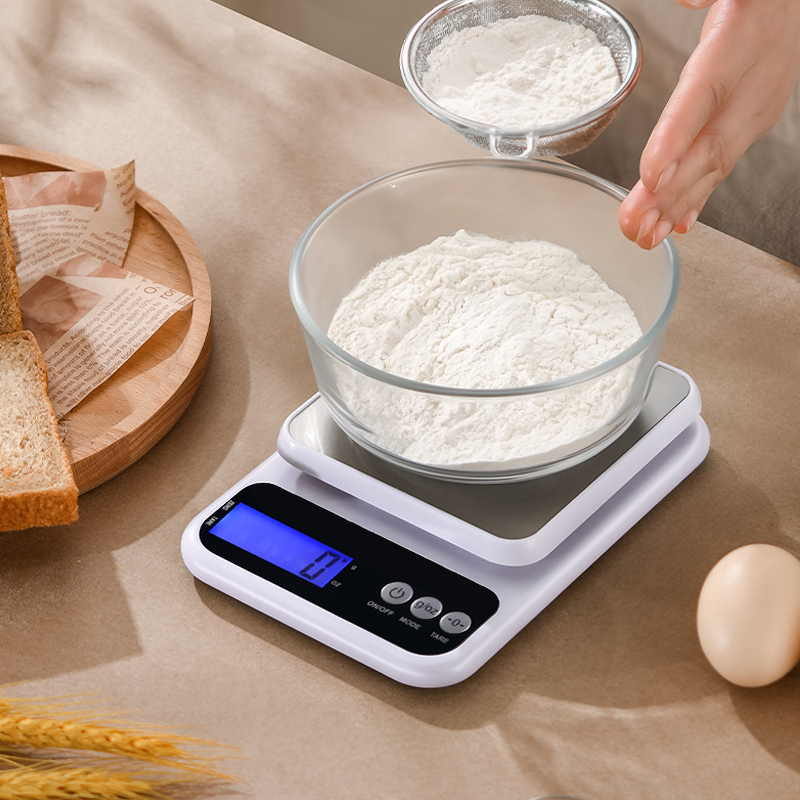 10kg/1g Portable Baking Food Kitchen Scale with Tray