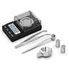 A jewelry weighing scale delivers ±0.001g precision, perfect for gemstones, gold, and small pieces. It has tare function, carat/gram conversion, essential for valuations and trades.