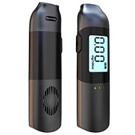 A digital breathalyzer delivers quick, accurate BAC readings with a backlit display. Portable, easy to use, it features one-touch operation and auto-calibration, ideal for personal or professional use.