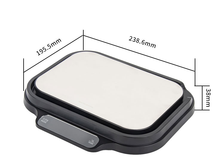 LED 15kg Stainless Steel Food Baking Scale With Pan and Tray