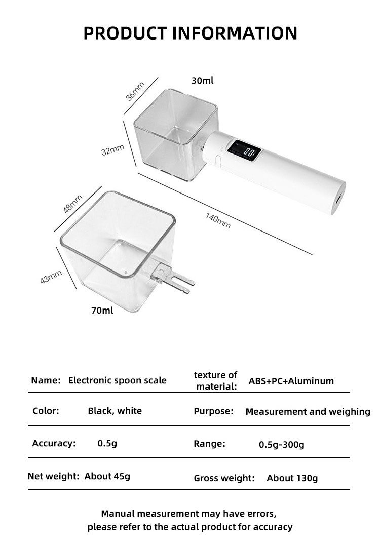 300g Digital Kitchen Spoon Scale