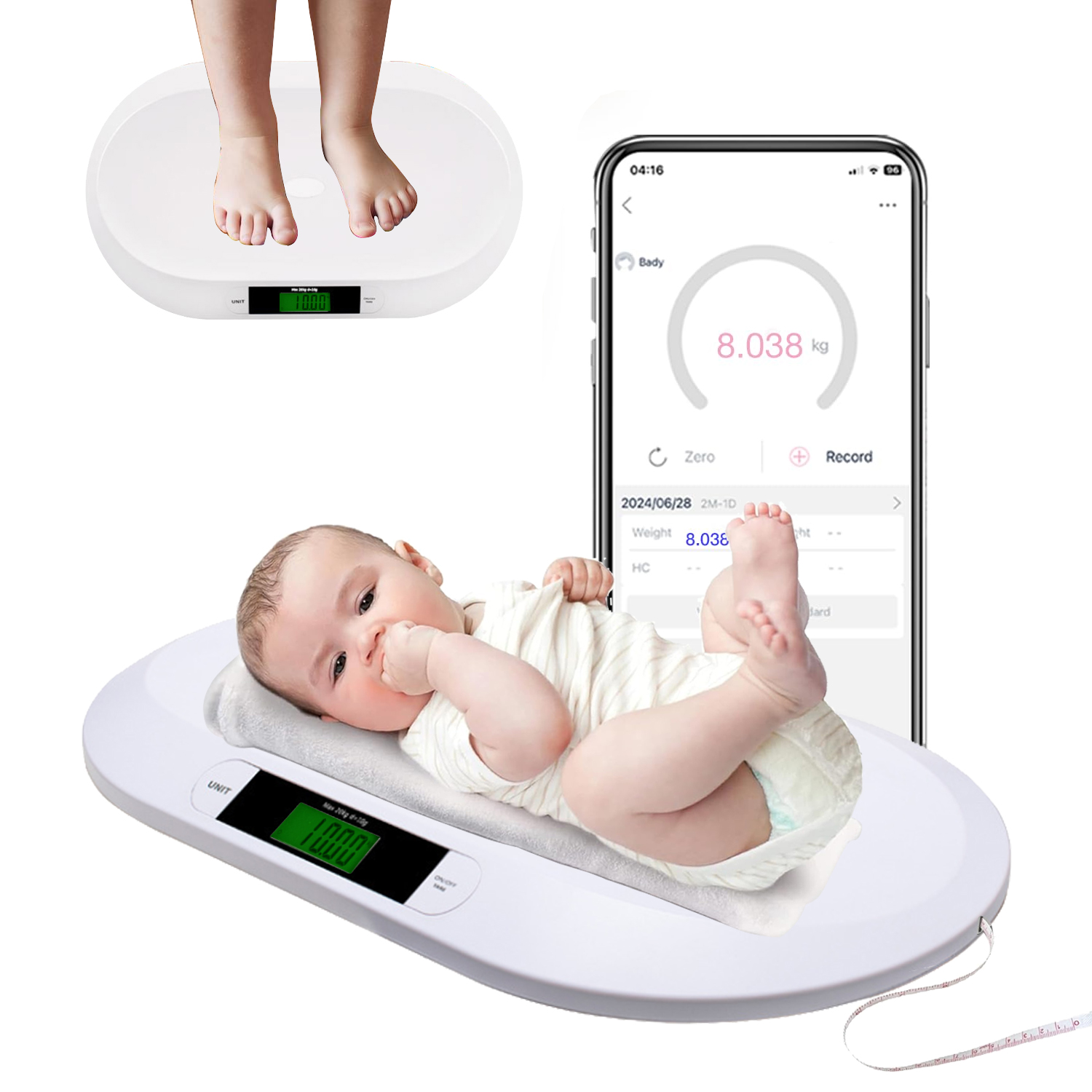 bluetooth infant scale
