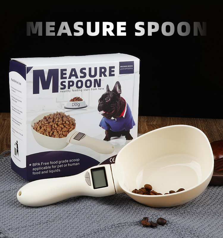 800g/1g Detachable Digital Measuring Pet Spoon Scale